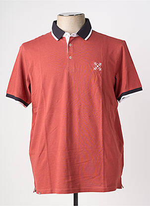 Polo stretch manches courtes marron OXBOW homme