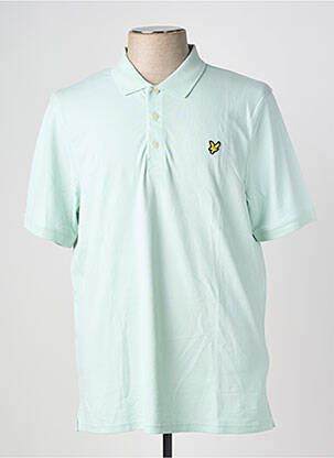 Polo stretch manches courtes vert LYLE & SCOTT homme