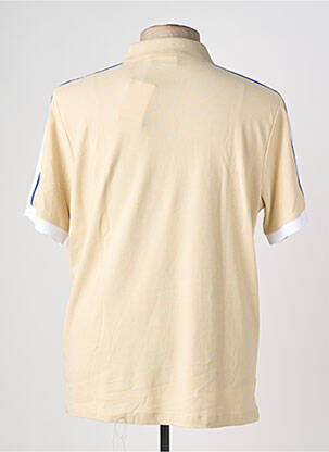 Polo stretch manches courtes beige VICOMTEA homme