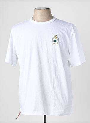 T-shirt stretch manches courtes blanc SERGE BLANCO homme