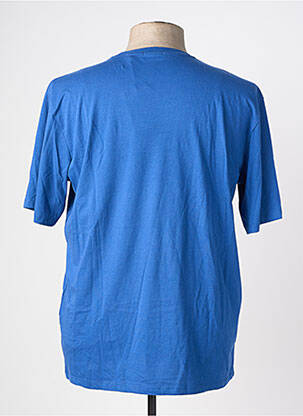 T-shirt broderie manches courtes bleu SERGE BLANCO homme