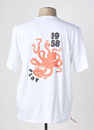 T-shirt stretch manches courtes blanc SERGE BLANCO homme