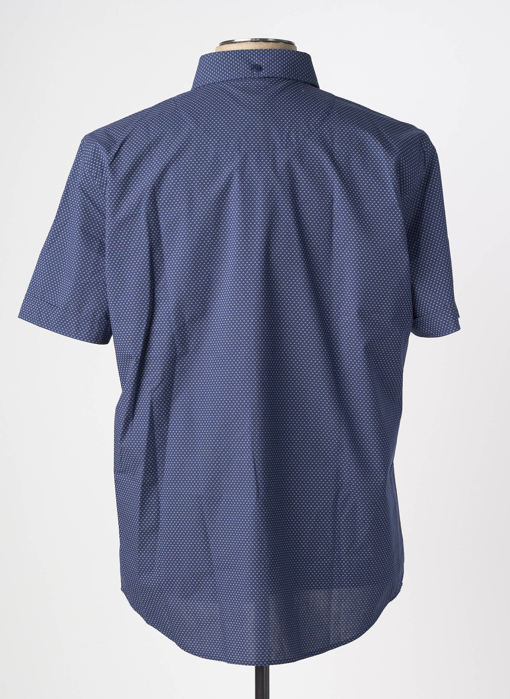 Chemise manches courtes imprimé fantaisie bleu RUCKFIELD homme