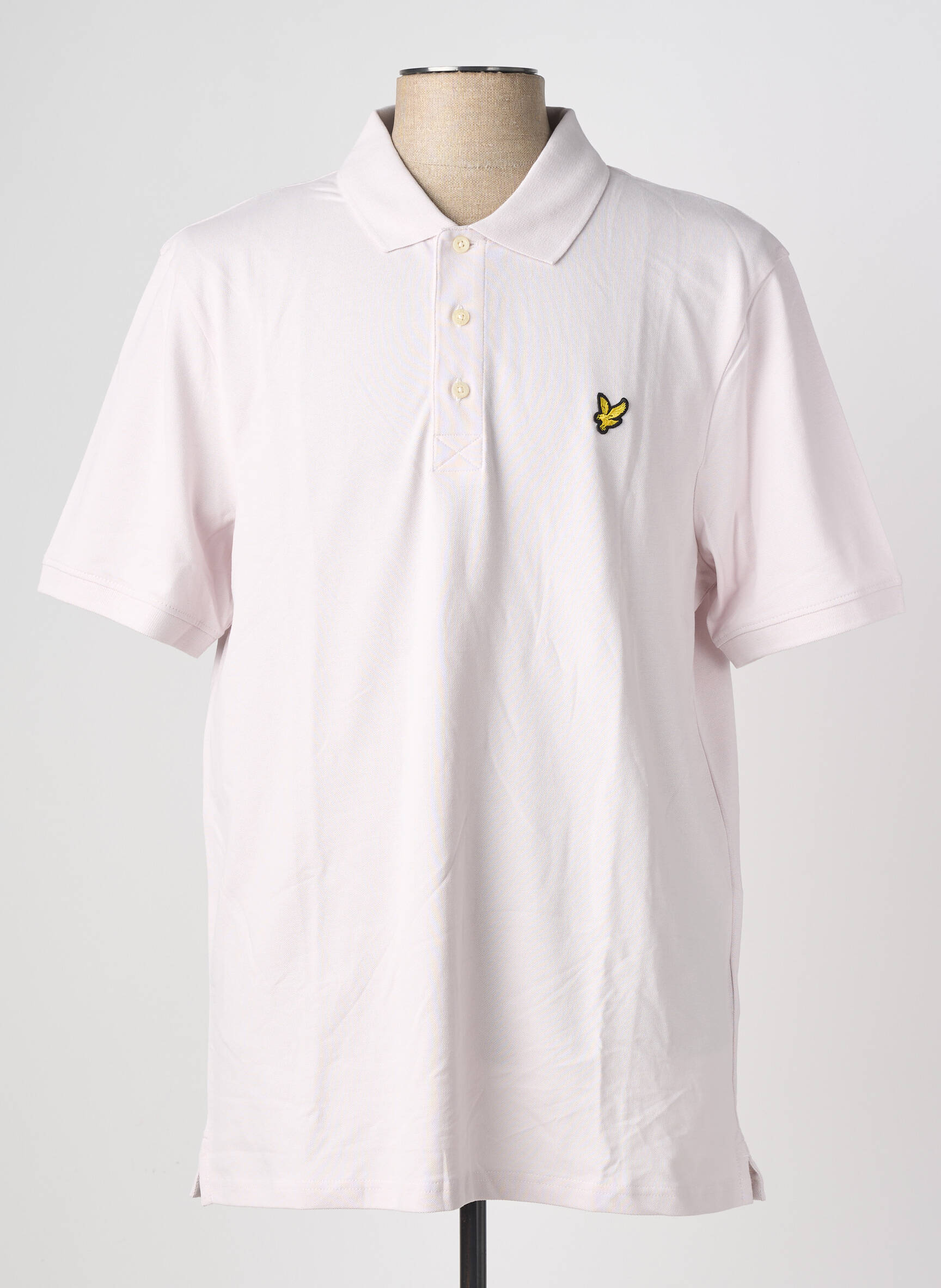 Polo stretch manches courtes rose LYLE & SCOTT homme