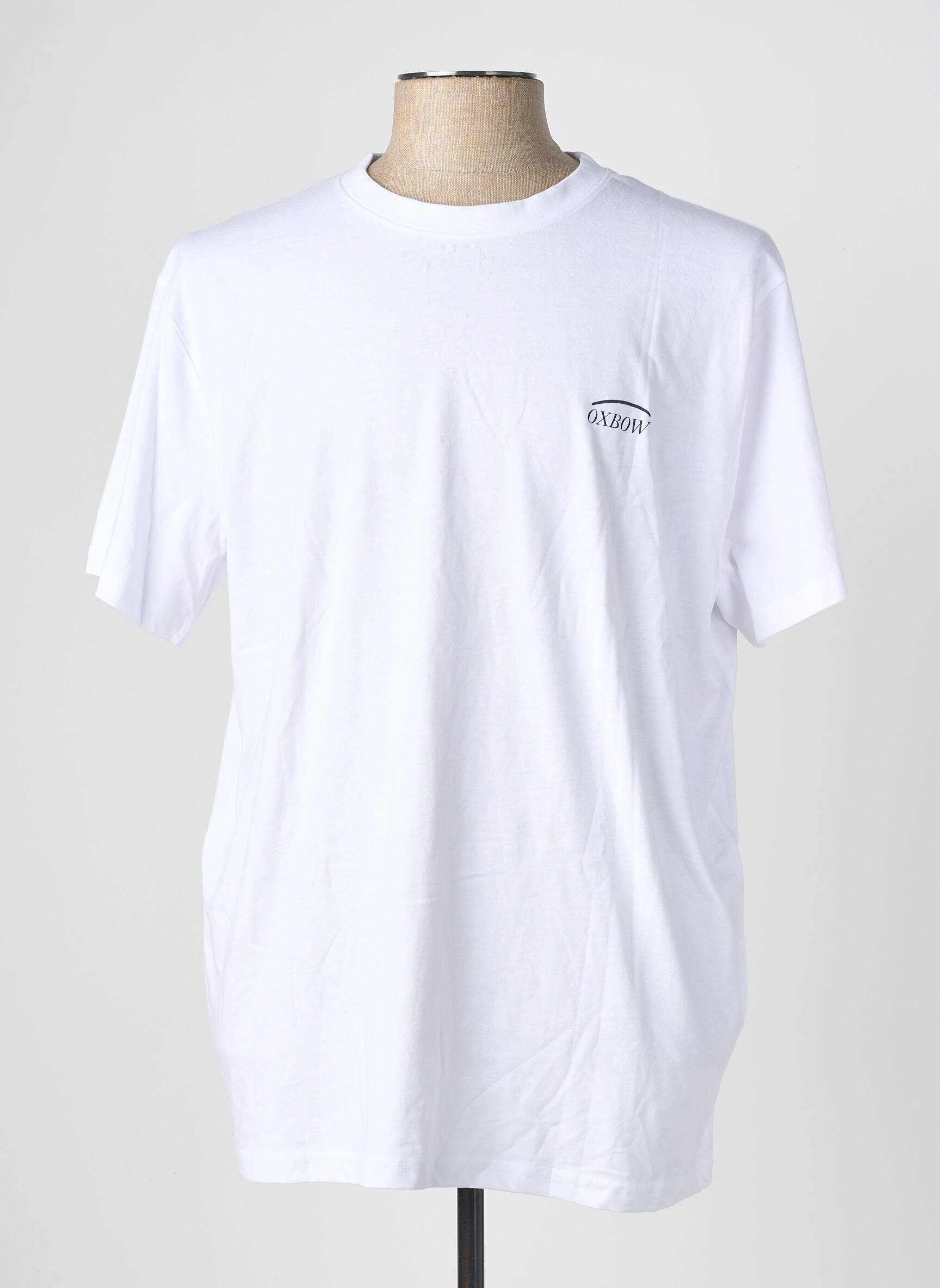 T-shirt stretch manches courtes blanc OXBOW homme