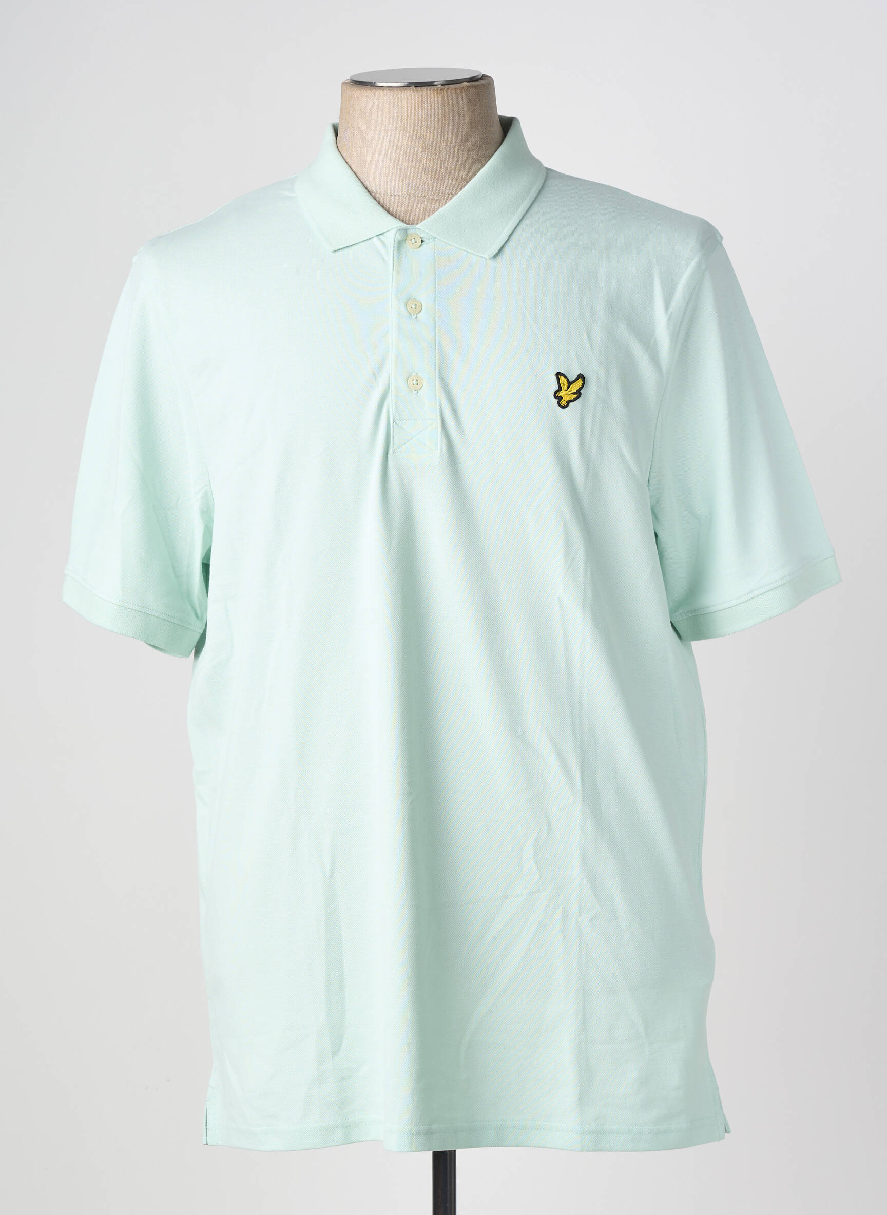 Polo stretch manches courtes vert LYLE & SCOTT homme