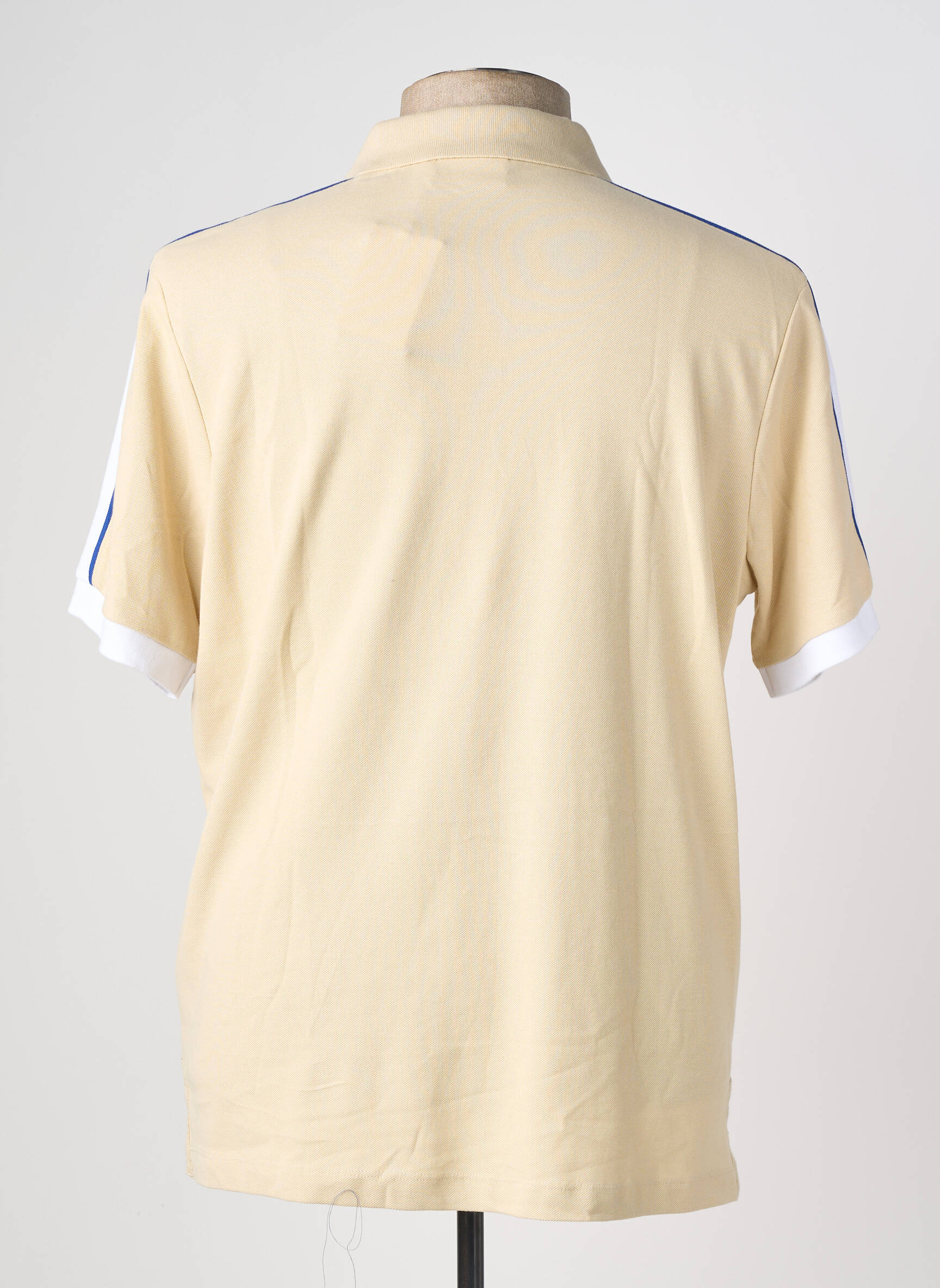 Polo stretch manches courtes beige VICOMTEA homme