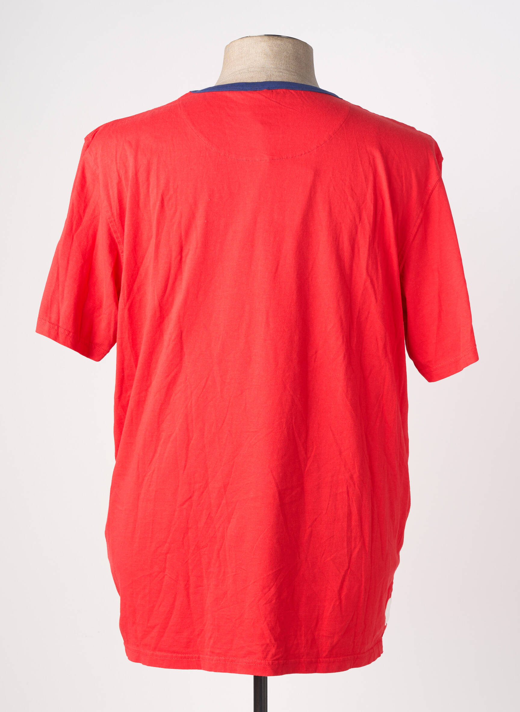 T-shirt stretch manches courtes rouge RUCKFIELD homme
