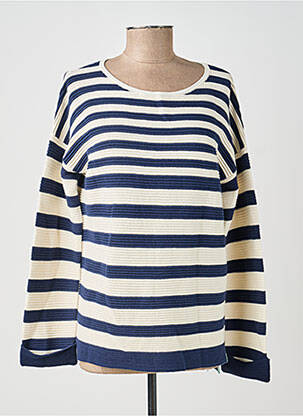 Pull coupe droite manches longues bleu WHITE STUFF femme