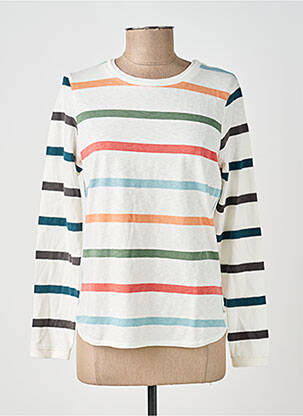 T-shirt manches longues manches longues bleu WHITE STUFF femme