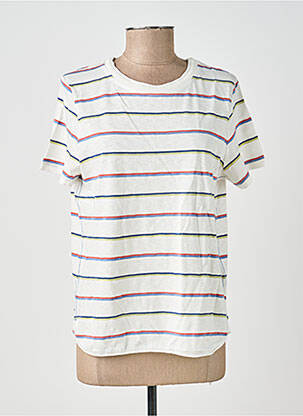 T-shirt coupe droite manches courtes blanc WHITE STUFF femme