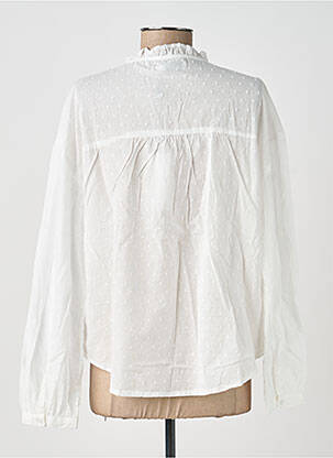 Blouse poignets boutonnés avec fente manches longues vert MOLLY BRACKEN femme