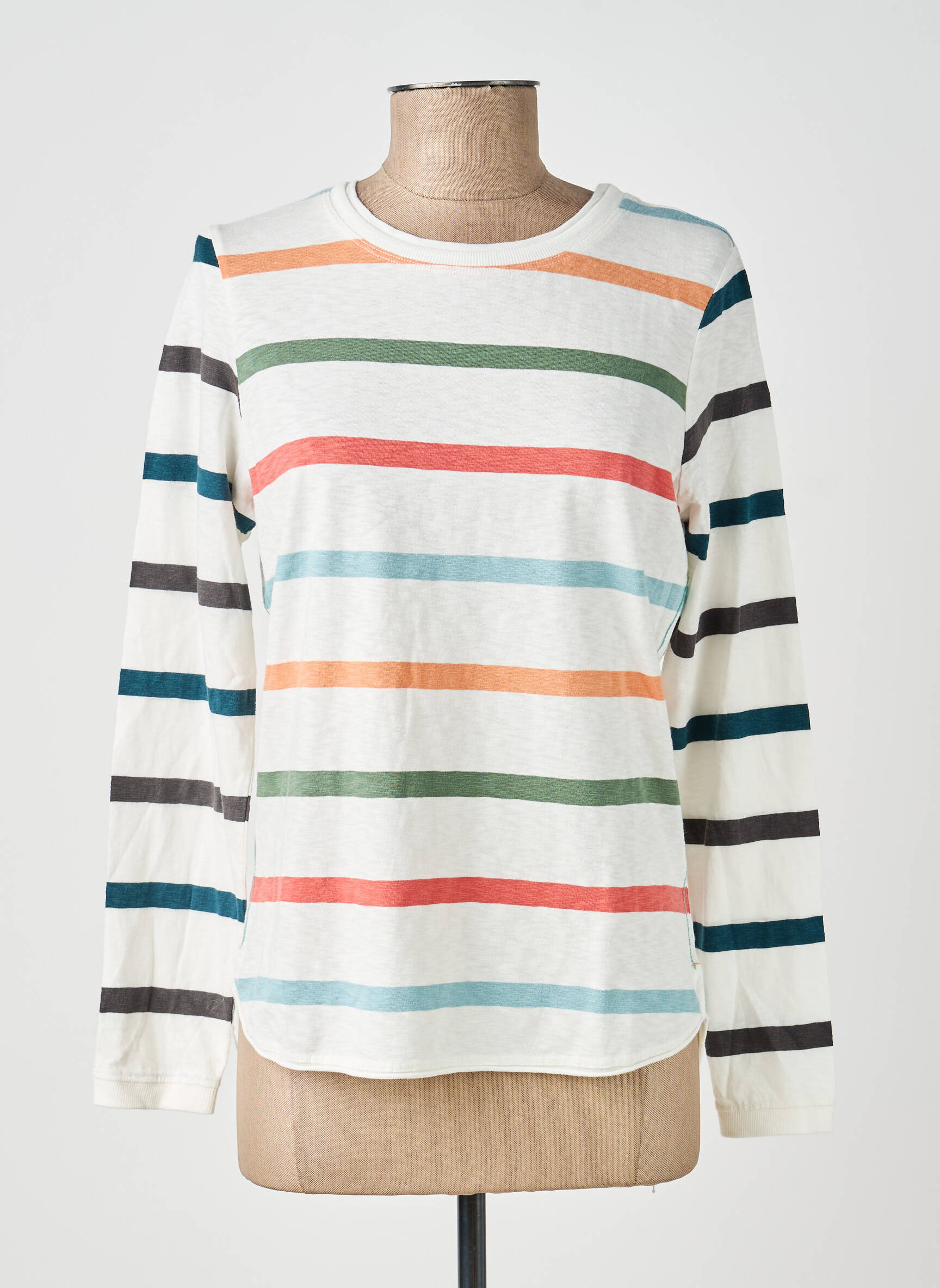 T-shirt manches longues manches longues bleu WHITE STUFF femme