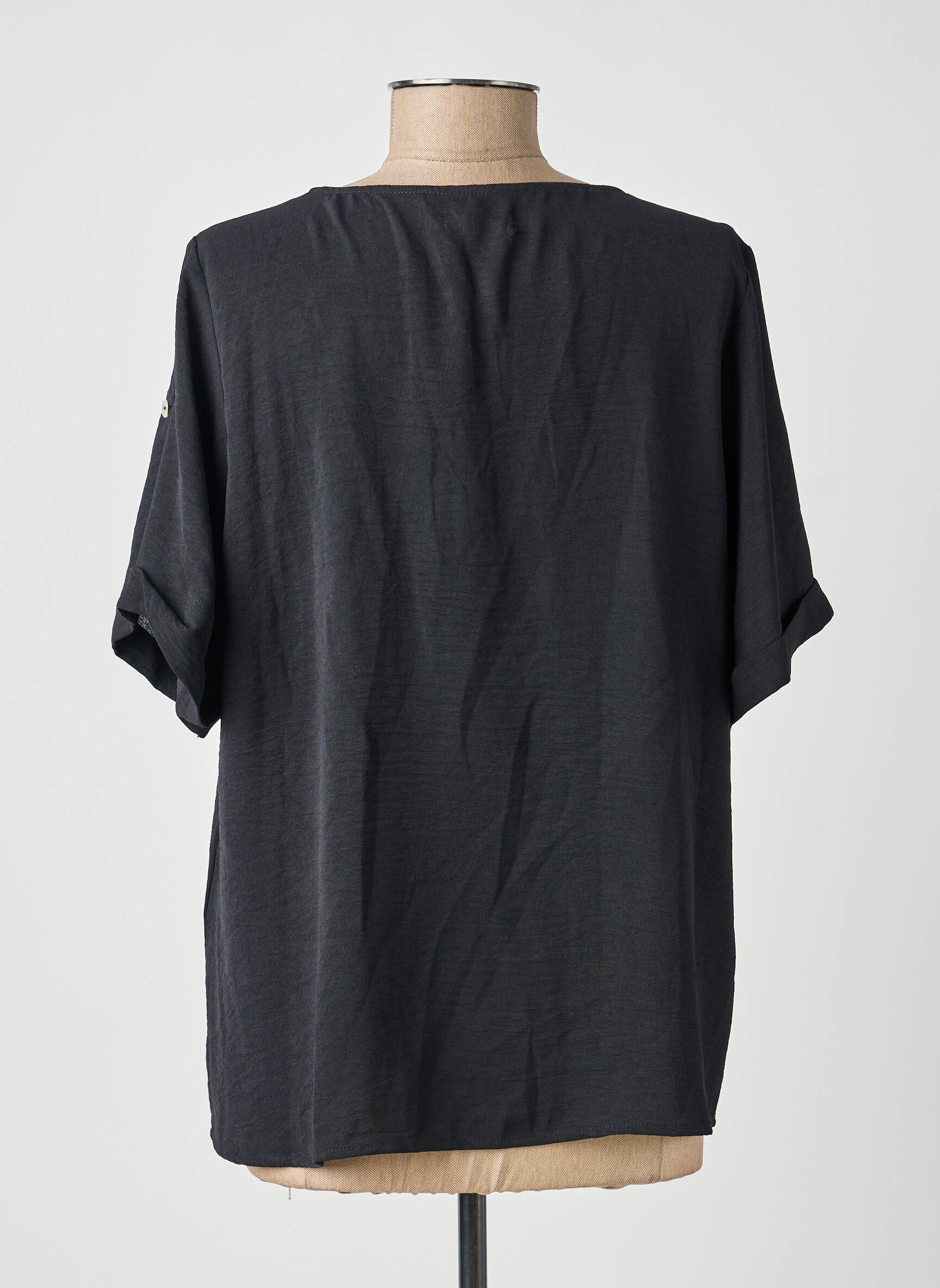 Top manches courtes manches courtes noir MOLLY BRACKEN femme