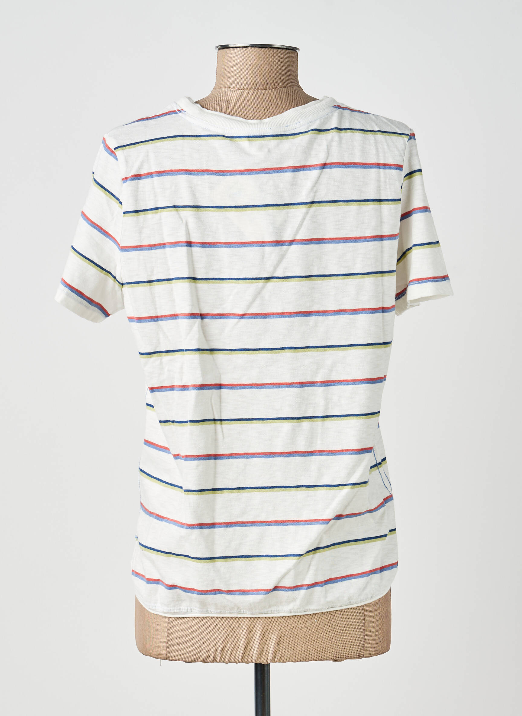 T-shirt coupe droite manches courtes blanc WHITE STUFF femme