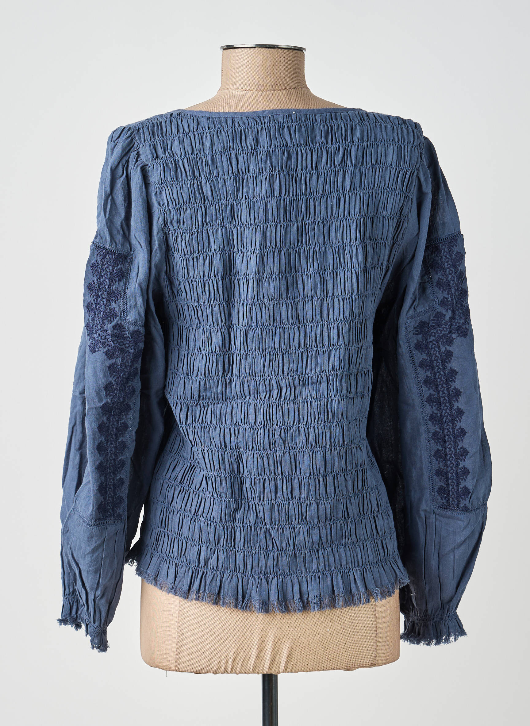 Top manches longues manches longues bleu INDI & COLD femme