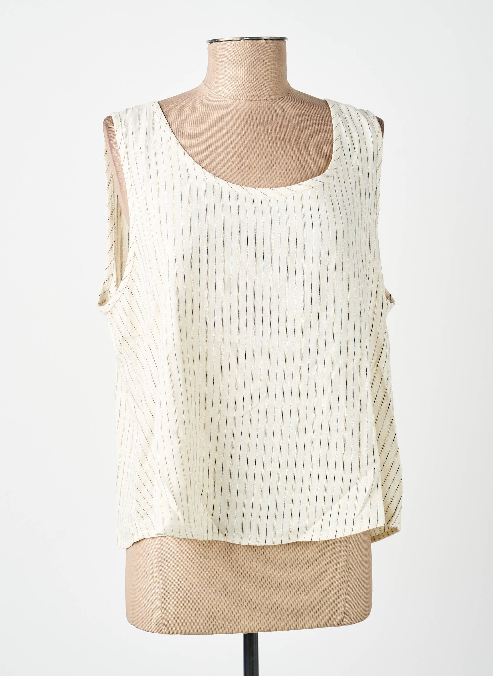 Top sans manche sans manche beige MOLLY BRACKEN femme