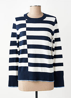 Pull coupe droite manches longues bleu WHITE STUFF femme