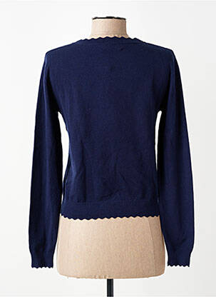 Pull coupe cintrée manches longues bleu MOLLY BRACKEN femme