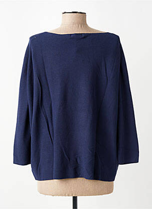 Pull coupe droite manches longues bleu MOLLY BRACKEN femme