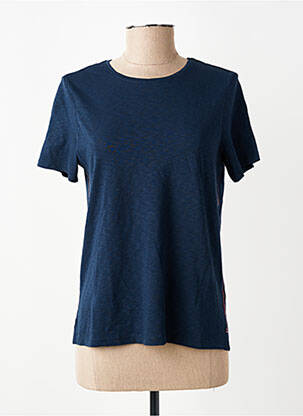 T-shirt coupe droite manches courtes bleu WHITE STUFF femme