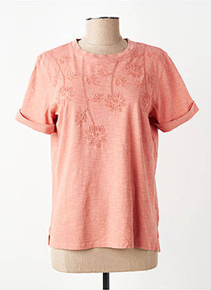 T-shirt coupe droite manches courtes orange WHITE STUFF femme