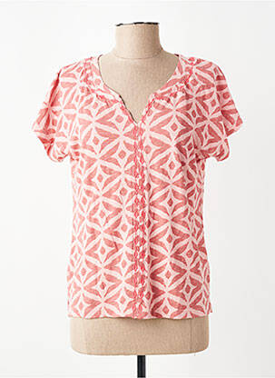Top imprimé fantaisie manches courtes rose WHITE STUFF femme