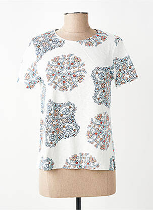 T-shirt imprimé fantaisie manches courtes blanc WHITE STUFF femme