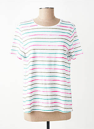 T-shirt coupe droite manches courtes blanc WHITE STUFF femme