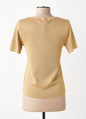 T-shirt coupe cintrée manches courtes or MOLLY BRACKEN femme