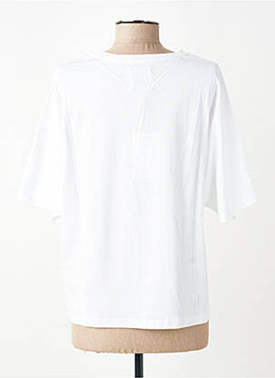 T-shirt coupe droite manches courtes blanc LILI SIDONIO femme