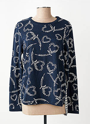 T-shirt manches longues manches longues bleu WHITE STUFF femme