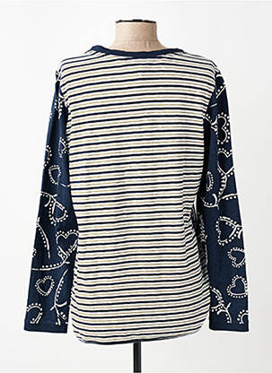 T-shirt manches longues manches longues bleu WHITE STUFF femme