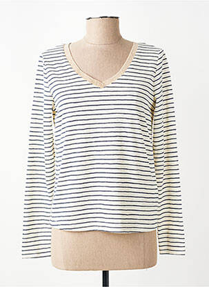 T-shirt manches longues manches longues beige MOLLY BRACKEN femme