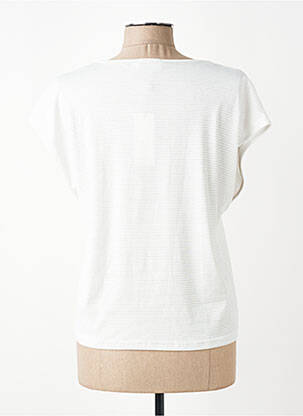 T-shirt coupe droite manches courtes blanc MOLLY BRACKEN femme