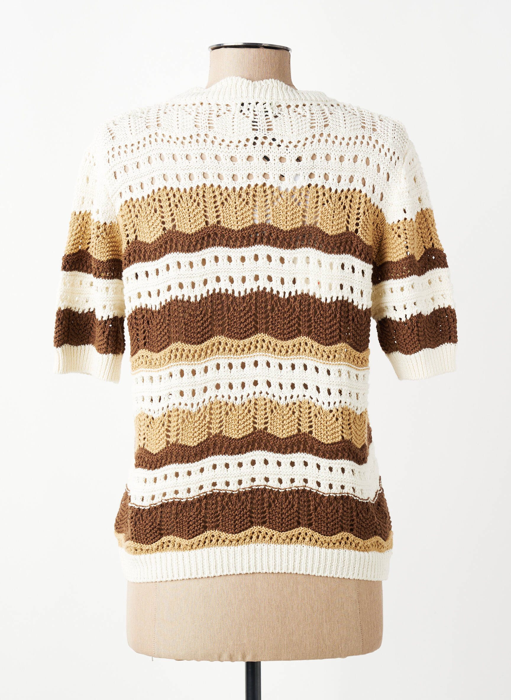 Top manches courtes manches courtes marron PAKO LITTO femme