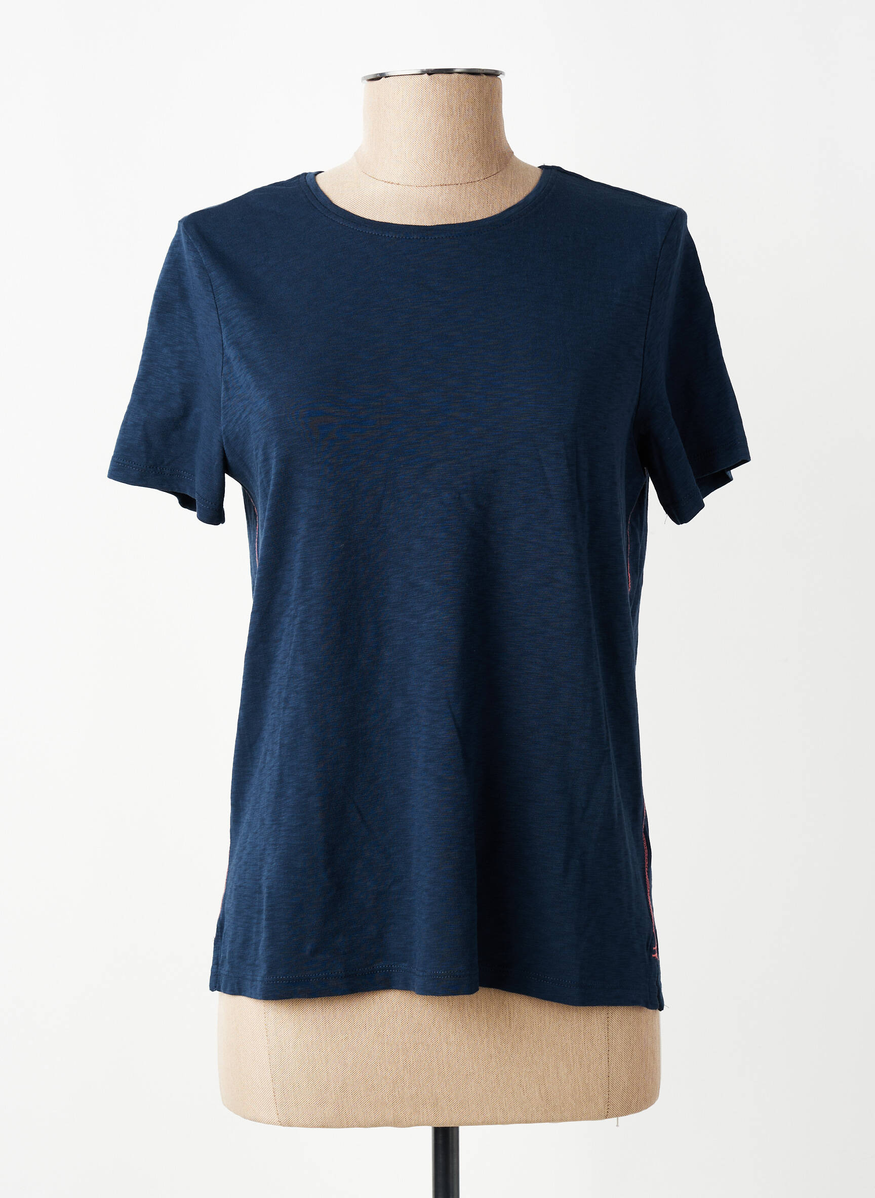 T-shirt coupe droite manches courtes bleu WHITE STUFF femme