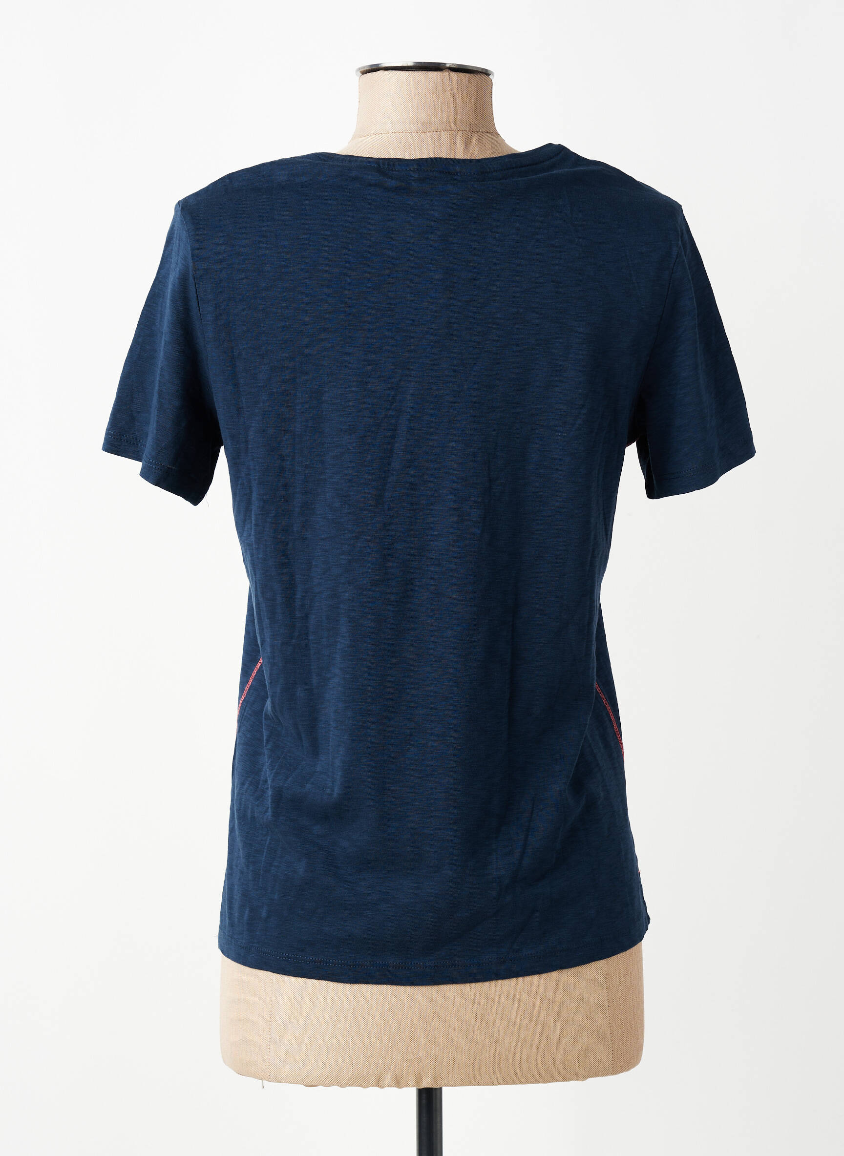 T-shirt coupe droite manches courtes bleu WHITE STUFF femme
