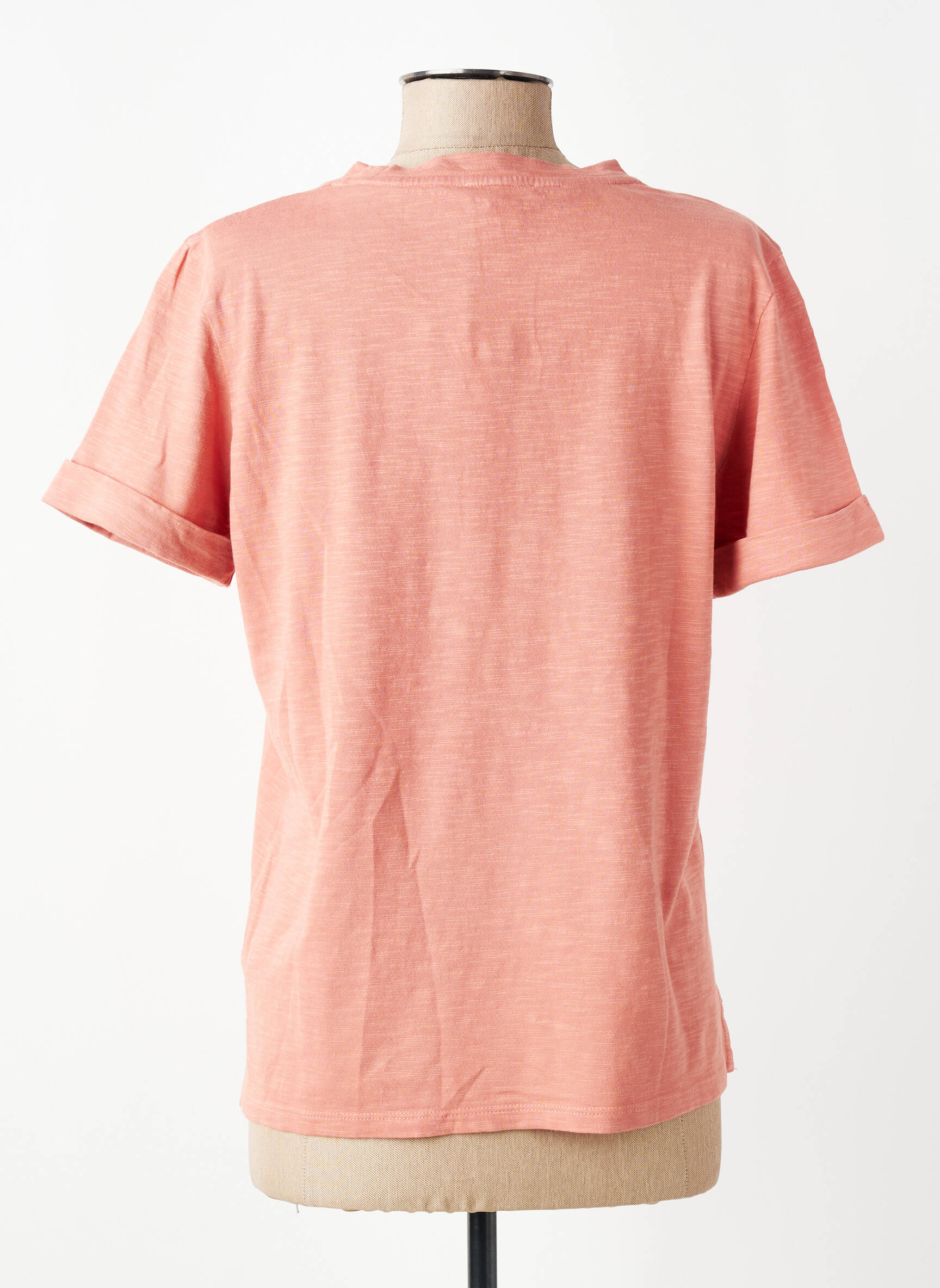 T-shirt coupe droite manches courtes orange WHITE STUFF femme
