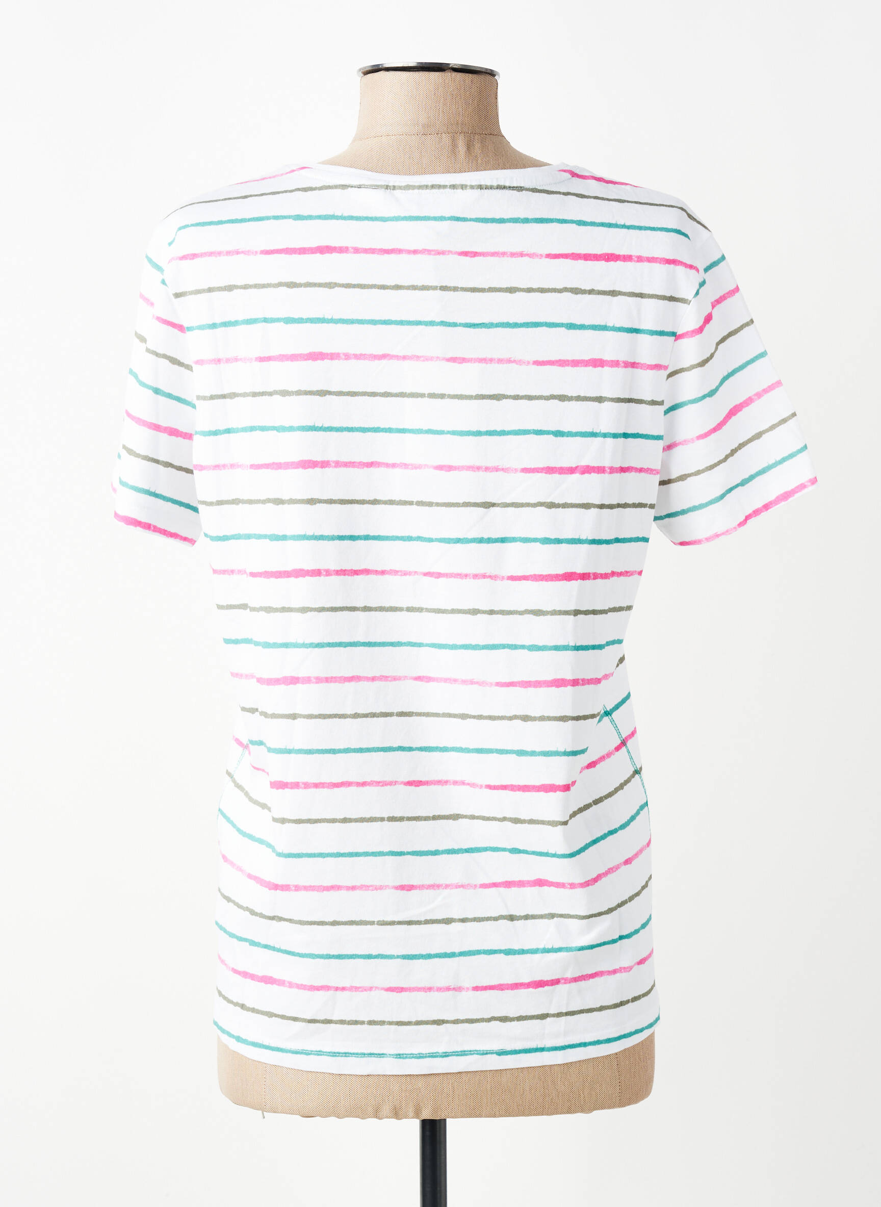 T-shirt coupe droite manches courtes blanc WHITE STUFF femme