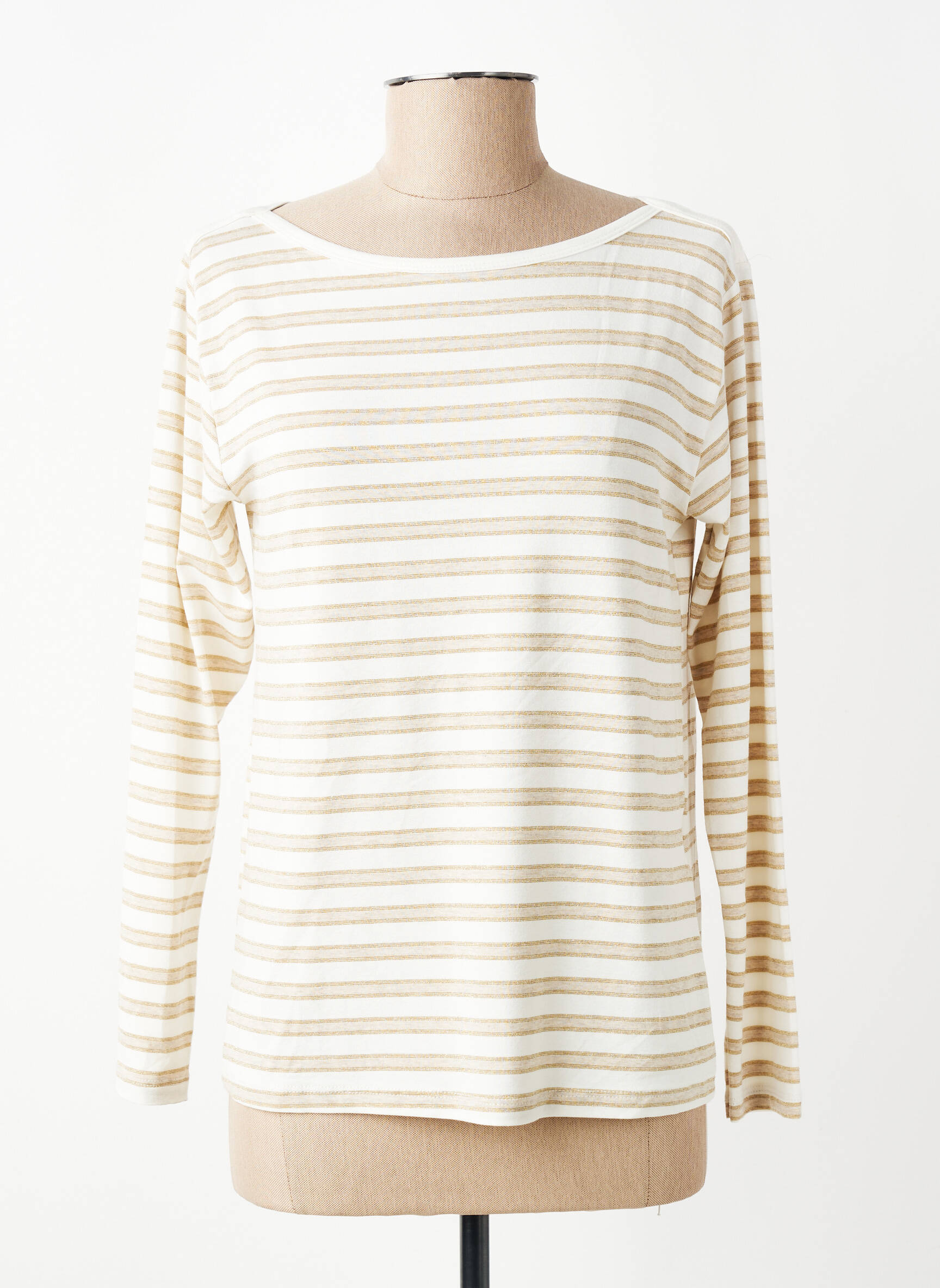 T-shirt manches longues manches longues beige PAKO LITTO femme