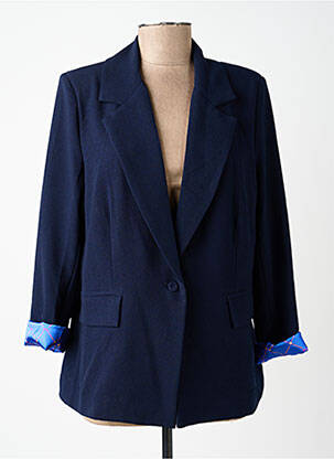 Blazer poches bleu PAKO LITTO femme