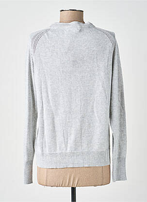 Gilet manches longues col rond gris WHITE STUFF femme