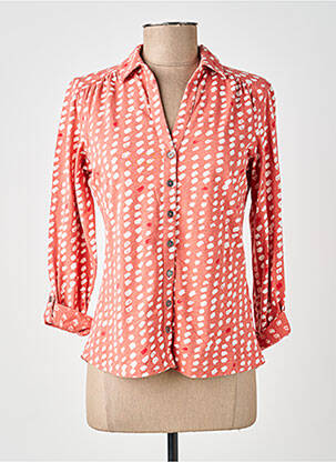 Chemisier coupe cintrée manches longues rose WHITE STUFF femme
