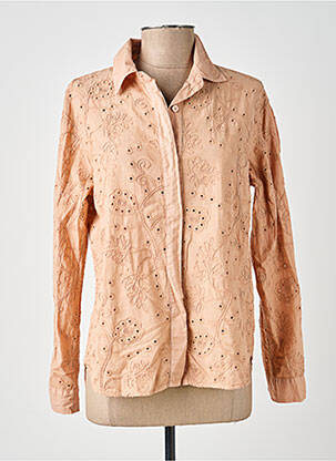 Chemisier coupe cintrée manches longues rose PAKO LITTO femme