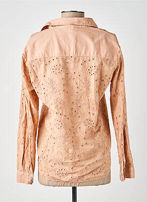 Chemisier coupe cintrée manches longues rose PAKO LITTO femme