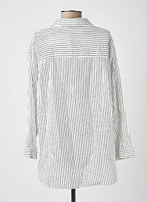 Chemisier tissage crêpe manches longues beige MOLLY BRACKEN femme