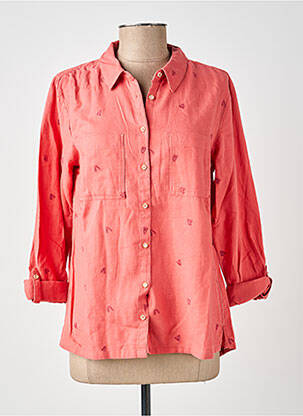 Chemisier coupe cintrée manches longues rose WHITE STUFF femme