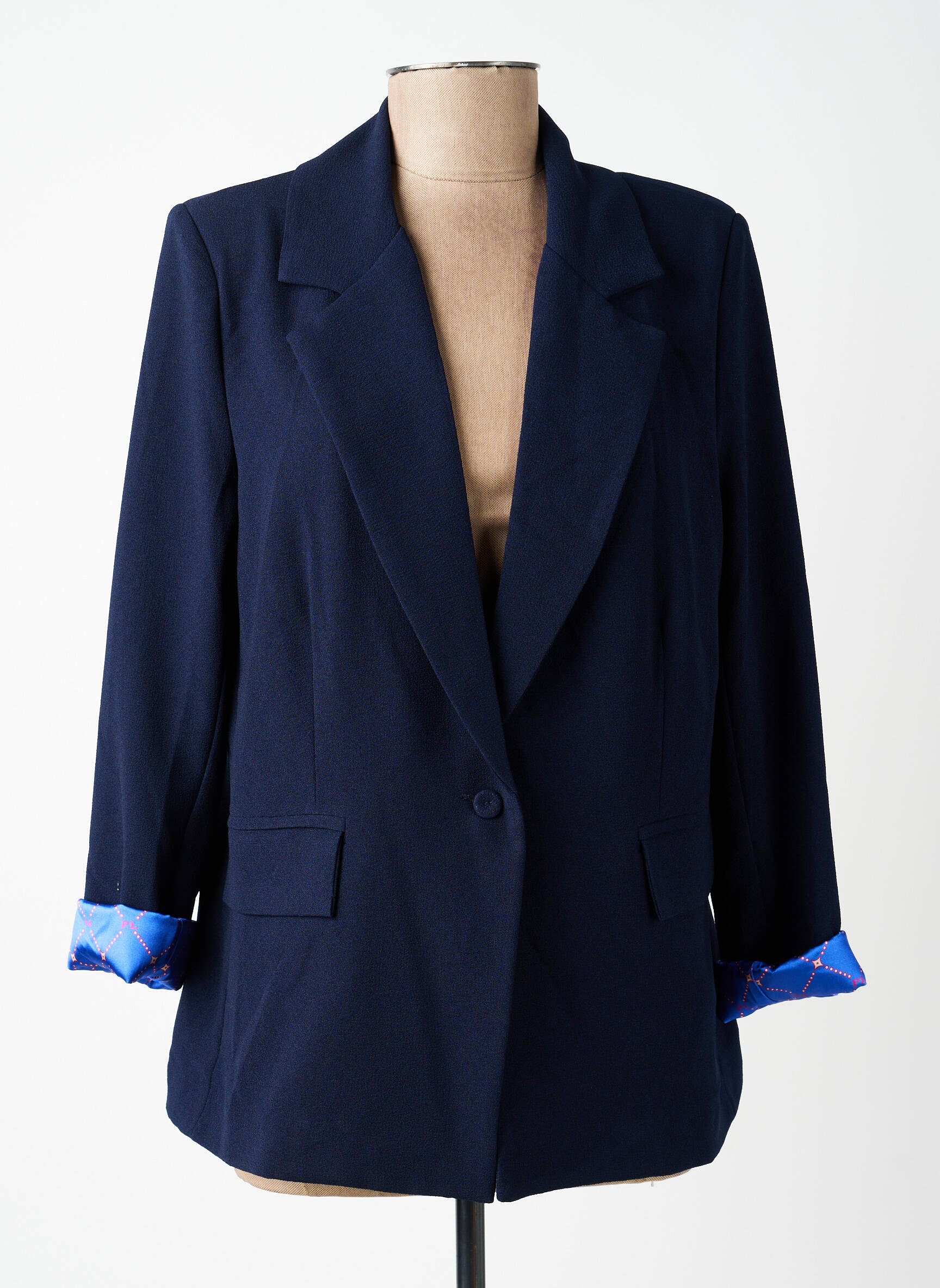 Blazer poches bleu PAKO LITTO femme