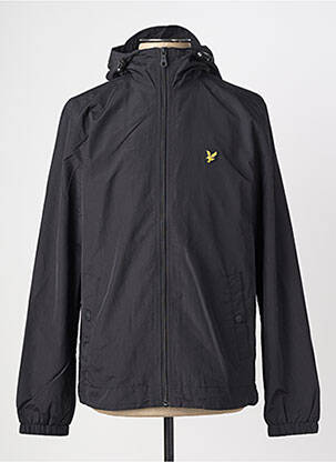 Coupe-vent resserrée sur le bas a capuche noir LYLE & SCOTT homme